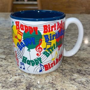 Happy Birthday Coffee Mug/Cup by Susan Burger. EUC  #683900